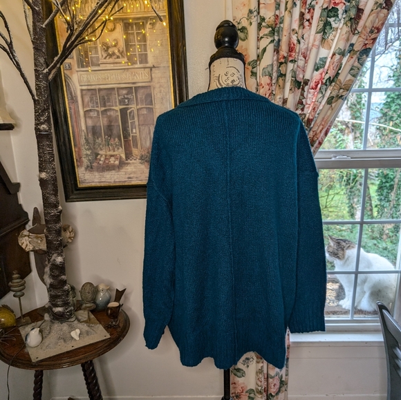 Free people sweater turquoise blue - Picture 5 of 9